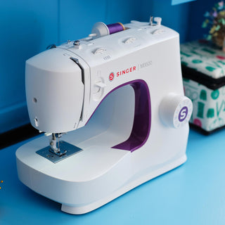 SINGER® M3500 Sewing Machine – angled view
