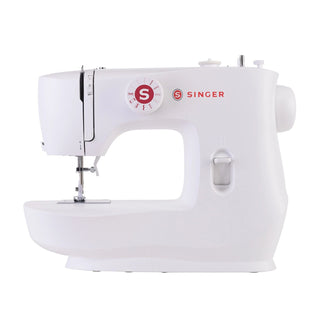 Singer sewing machine on a white background