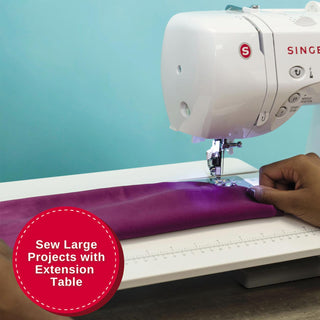 Patchwork 7285Q – extension table attached for quilting