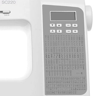 Singer SC220 – stitch selection display