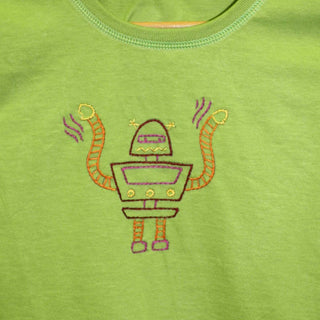 SR1 Robots Invade – Stitcher’s Revolution®  Hand Stitch Embroidery Transfer Pattern