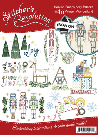 SR40 Winter Wonderland – Stitcher’s Revolution®  Hand Stitch Embroidery Transfer Pattern