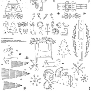 SR40 Winter Wonderland – Stitcher’s Revolution®  Hand Stitch Embroidery Transfer Pattern