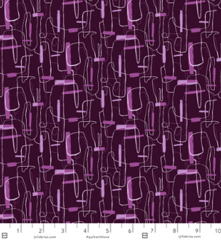 RJR Brushstrokes - Deep Magenta