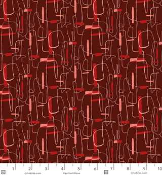 RJR Brushstrokes - Currant Red