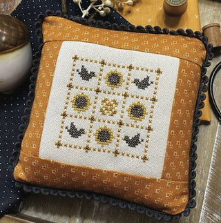 September Nine Patch Cross Stitch Pattern by Primrose Cottage Stitches