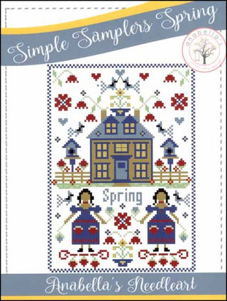 Simple Samplers Spring Cross Stitch Pattern by Anabella's - Premium Pattern, Cross Stitch from Anabella's - Just $11! Shop now at Crossed Hearts Needlework & Design