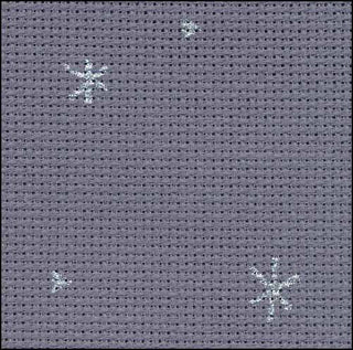 20 Count Sparkle Grey with Metallic Silver Print Aida by Zweigart - Premium Fabric, Cross Stitch from Zweigart - Just $13.48! Shop now at Crossed Hearts Needlework & Design