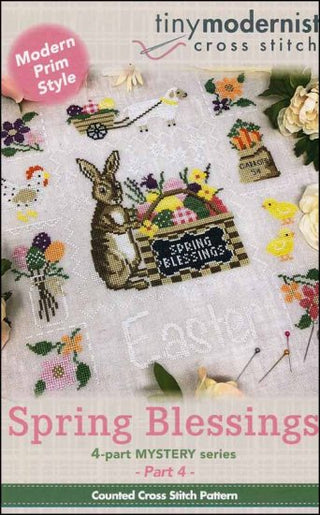 Spring Blessings Part 4 Cross Stitch Pattern - Premium Pattern, Cross Stitch from Tiny Modernist - Just $3! Shop now at Crossed Hearts Needlework & Design