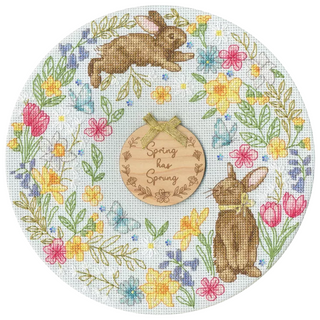 Spring Wreath Counted Cross Stitch Kit by Bothy Threads XJS4