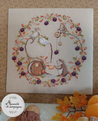 Spuntino Nel Bosco | Cross Stitch Pattern by Serenità di Campagna