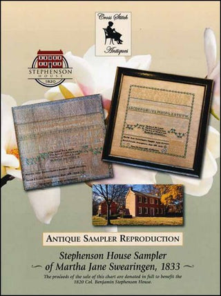 Stephenson House Sampler Cross Stitch Pattern by Cross Stitch Antiques - Premium Pattern, Cross Stitch from Cross Stitch Antiques - Just $20! Shop now at Crossed Hearts Needlework & Design
