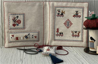 Image of Stitcher's Diary Cross Stitch Pattern by Twin Peak Primitives