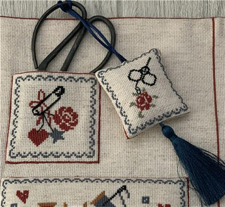 Image of Stitcher's Diary Cross Stitch Pattern by Twin Peak Primitives