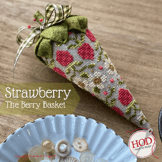 Strawberry The Berry Basket Cross Stitch Pattern by Hands On Design - Premium Pattern, Cross Stitch from Hands On Design - Just $10! Shop now at Crossed Hearts Needlework & Design
