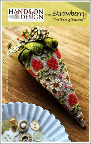 Strawberry The Berry Basket Cross Stitch Pattern by Hands On Design - Premium Pattern, Cross Stitch from Hands On Design - Just $10! Shop now at Crossed Hearts Needlework & Design