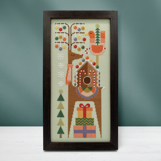 Sugarplum Stag | Cross Stitch Pattern by Boomerang Stitches