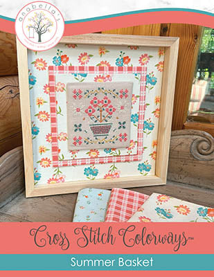 Summer Basket: Cross Stitch Colorways™ Cross Stitch Pattern by Anabella's - Premium Pattern, Cross Stitch from Anabella's - Just $8! Shop now at Crossed Hearts Needlework & Design