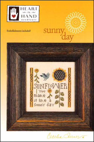 Image of Sunny Day Cross Stitch Pattern by Heart In Hand Needleart.