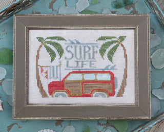 Surf Life: To the Beach Series Pt 10 Cross Stitch Pattern by Hands On Design - Premium Pattern, Cross Stitch from Hands On Design - Just $6! Shop now at Crossed Hearts Needlework & Design