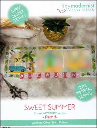 Sweet Summer Part 1 Cross Stitch Pattern by Tiny Modernist *NEW* - Premium Pattern, Cross Stitch from Tiny Modernist - Just $5! Shop now at Crossed Hearts Needlework & Design