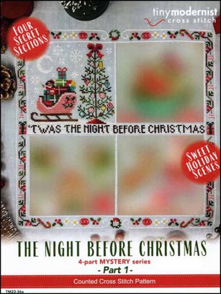 The Night Before Christmas Part 1 Cross Stitch Pattern by Tiny Modernist - Premium Pattern, Cross Stitch from Tiny Modernist - Just $5! Shop now at Crossed Hearts Needlework & Design