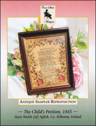The Child's Petition, 1845 Cross Stitch Pattern by Cross Stitch Antiques - Premium Pattern, Cross Stitch from Cross Stitch Antiques - Just $26! Shop now at Crossed Hearts Needlework & Design