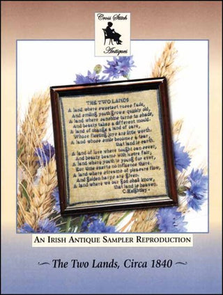 The Two Lands, Circa 1840 Cross Stitch Pattern by Cross Stitch Antiques - Premium Pattern, Cross Stitch from Cross Stitch Antiques - Just $20! Shop now at Crossed Hearts Needlework & Design
