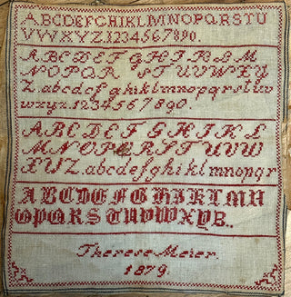 Therese Meier 1879 Cross Stitch Pattern by SamBrie Stitches Designs - Premium Pattern, Cross Stitch from SamBrie Stitches Designs - Just $15! Shop now at Crossed Hearts Needlework & Design