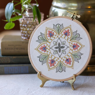 Thessaly Floral embroidery hoop kit