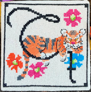 Animal Alphabet Series: Tommy Tiger | Cross Stitch Pattern by Luhu Stitches