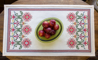 Tuscan Bergamot cross stitch folk embroidery kit