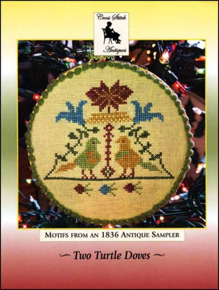 Two Turtle Doves Cross Stitch Pattern by Cross Stitch Antiques - Premium Pattern, Cross Stitch from Cross Stitch Antiques - Just $8! Shop now at Crossed Hearts Needlework & Design