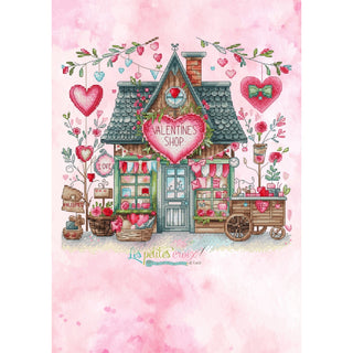 Valentines Shop Cross Stitch Pattern by Les Petites Croix de Lucie *NEW* - Premium Pattern, Cross Stitch from Les Petites Croix de Lucie - Just $17.60! Shop now at Crossed Hearts Needlework & Design