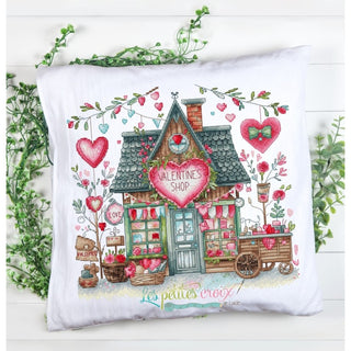 Valentines Shop Cross Stitch Pattern by Les Petites Croix de Lucie *NEW* - Premium Pattern, Cross Stitch from Les Petites Croix de Lucie - Just $17.60! Shop now at Crossed Hearts Needlework & Design