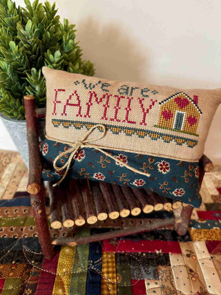 We Are Family Cross Stitch Pattern by Darlene D'Eon Designs