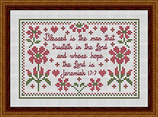 Whose Hope The Lord Is Cross Stitch Pattern by Happiness Is Heartmade