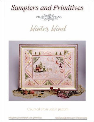 Image of Winter Wind Cross Stitch Pattern by Samplers and Primitives