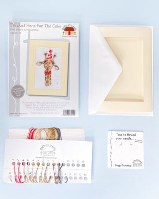 I'm Just Here for the Cake Counted Cross Stitch Kit by Bothy Threads XGC30-TP
