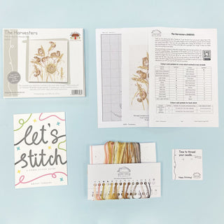 The Harvesters Counted Cross Stitch Kit by Bothy Threads XHD151