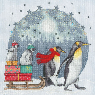 Winter Waddle Counted Cross Stitch Kit by Bothy Threads XJS3