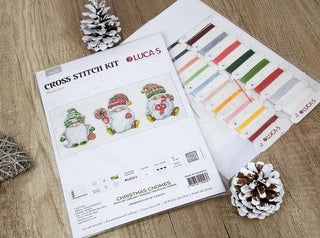 Christmas Gnomes JK030L Counted Cross-Stitch Kit