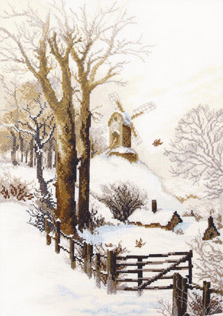 Winter Sunrise Counted Cross Stitch Kit by Charivna Mit M-359C