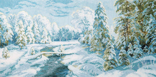 Winter Frost Counted Cross Stitch Kit by Charivna Mit M-366C