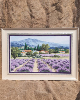 Mountain Lavender Counted Cross Stitch Kit by Charivna Mit M-416C