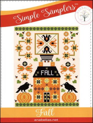 Simple Samplers Fall Cross Stitch Pattern by Anabella's - Premium Pattern, Cross Stitch from Anabella's - Just $10! Shop now at Crossed Hearts Needlework & Design