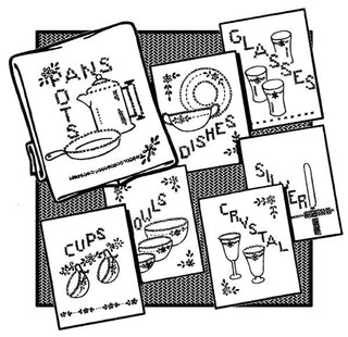 Cross Stitch Dishes #3371 by Aunt Martha's®