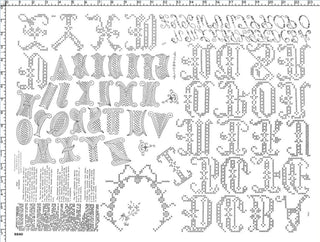 Three Alphabets #9240 by Aunt Martha's®