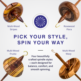 Premium Top Whorl Drop Spindle