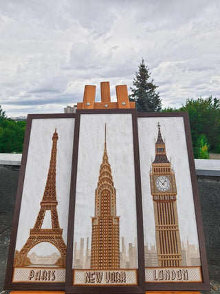 London Mixed Technique Stitch Kit by Charivna Mit M-191C